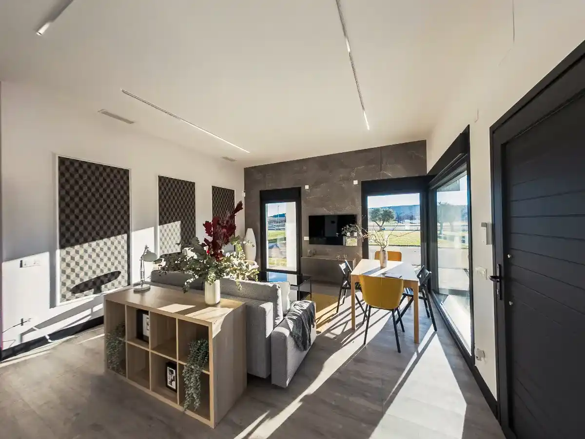 Recorrido virtual 360 por la casa prefabricada de diseño modelo Summit de Cofitor, mostrando su arquitectura y acabados.